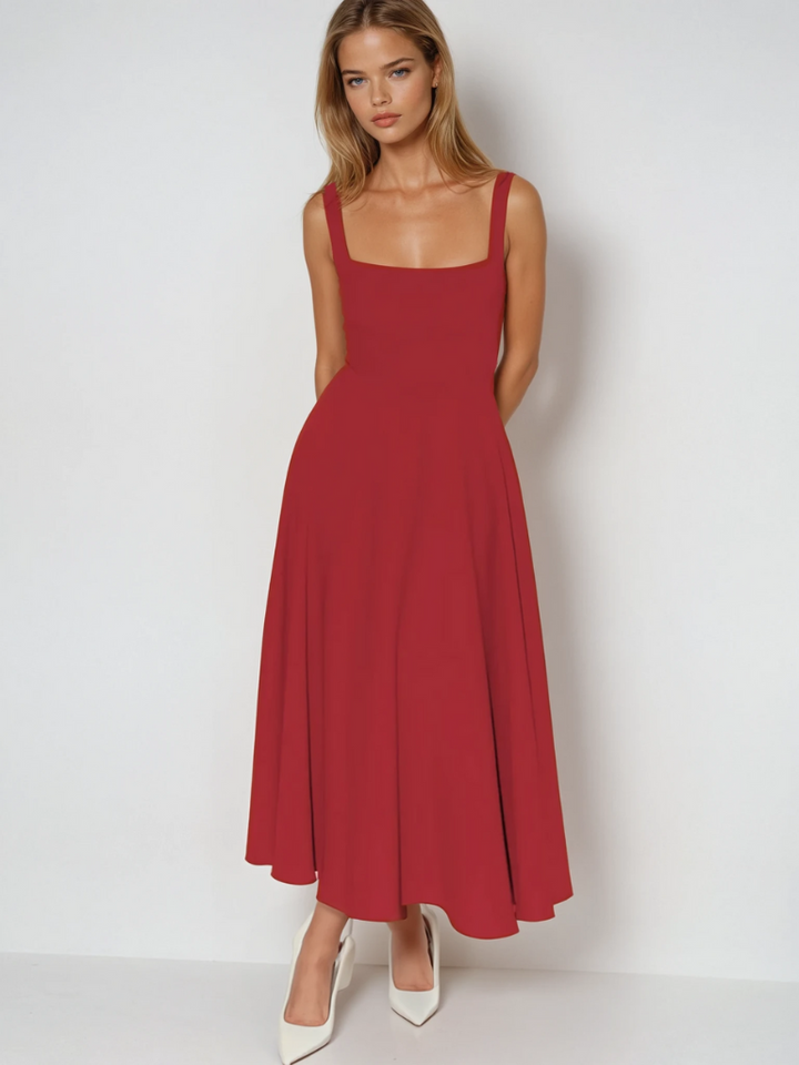 Klassisches Midi-Kleid für Damen