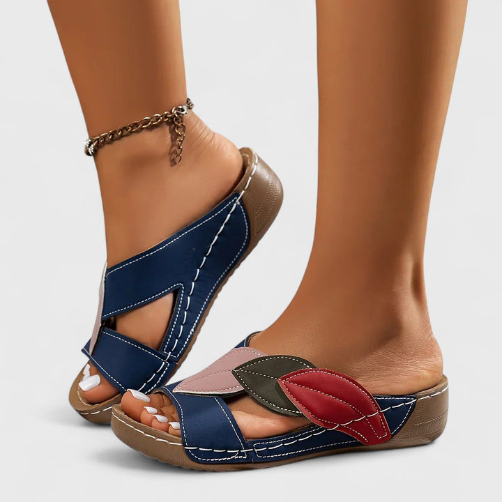 Orthopädische Schlupfsandalen mit gepolstertem Komfort