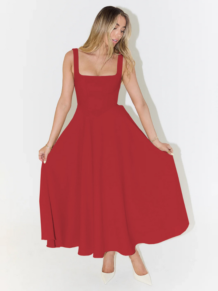 Klassisches Midi-Kleid für Damen
