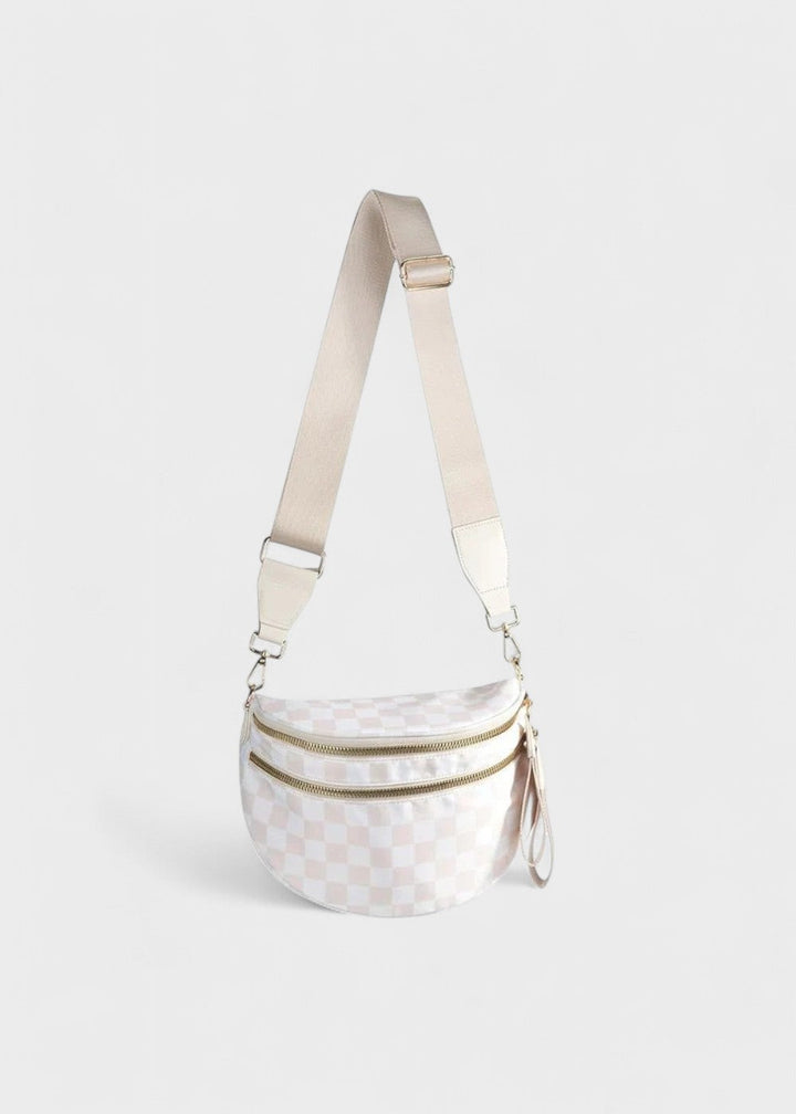 Elegante Gürteltasche aus echtem Leder für freihändige Mode
