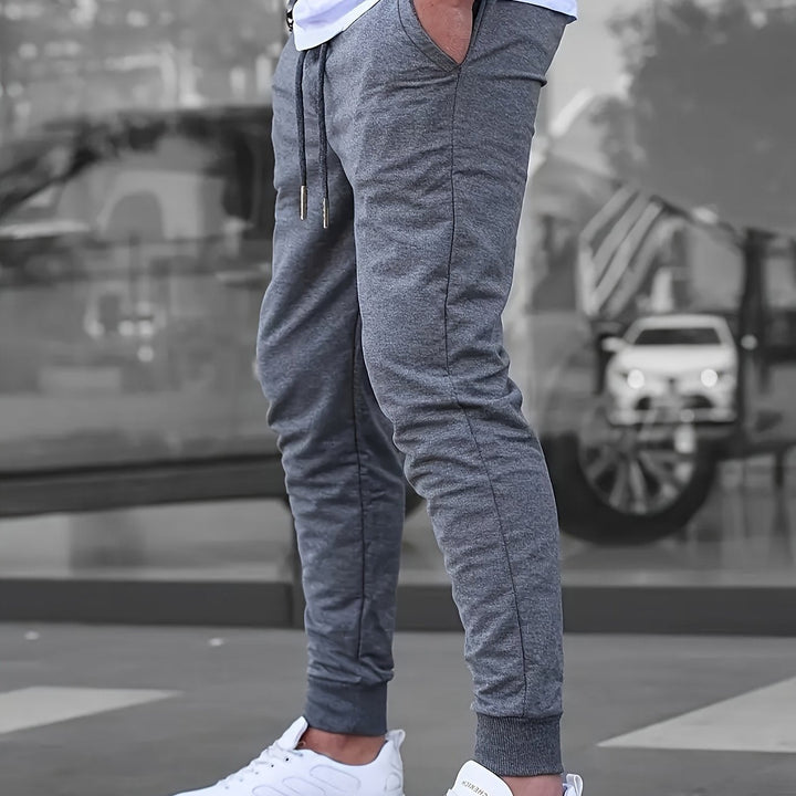 Herren Jogginghose Soft Touch Mit Schmalem Bein
