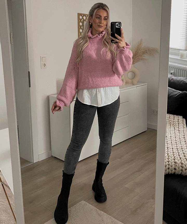 Eleganter weißer Rock