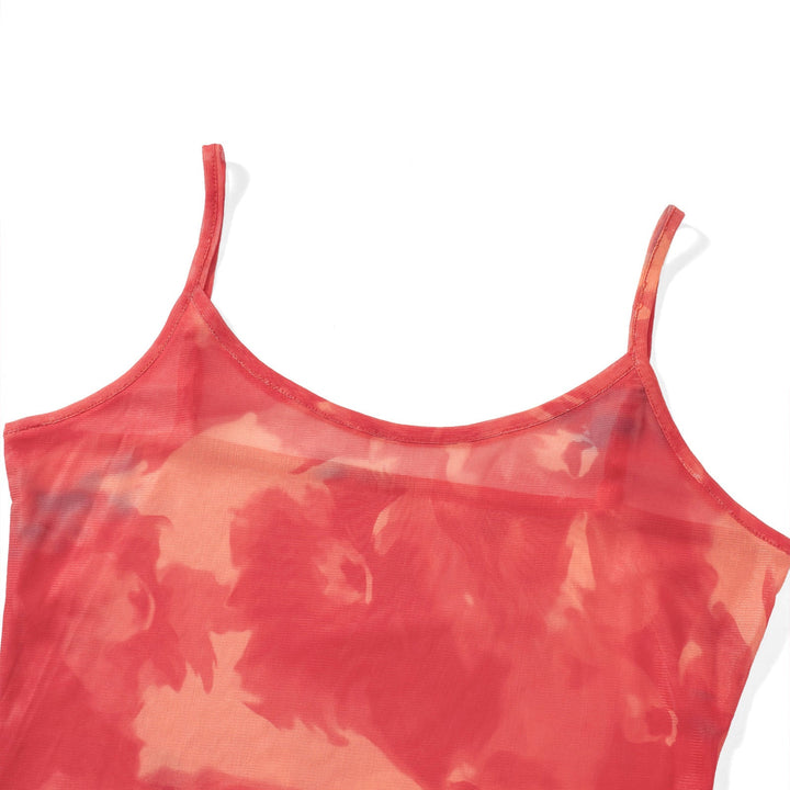 Damen Blumen Maxikleid Sommer Ärmelloses Strandkleid