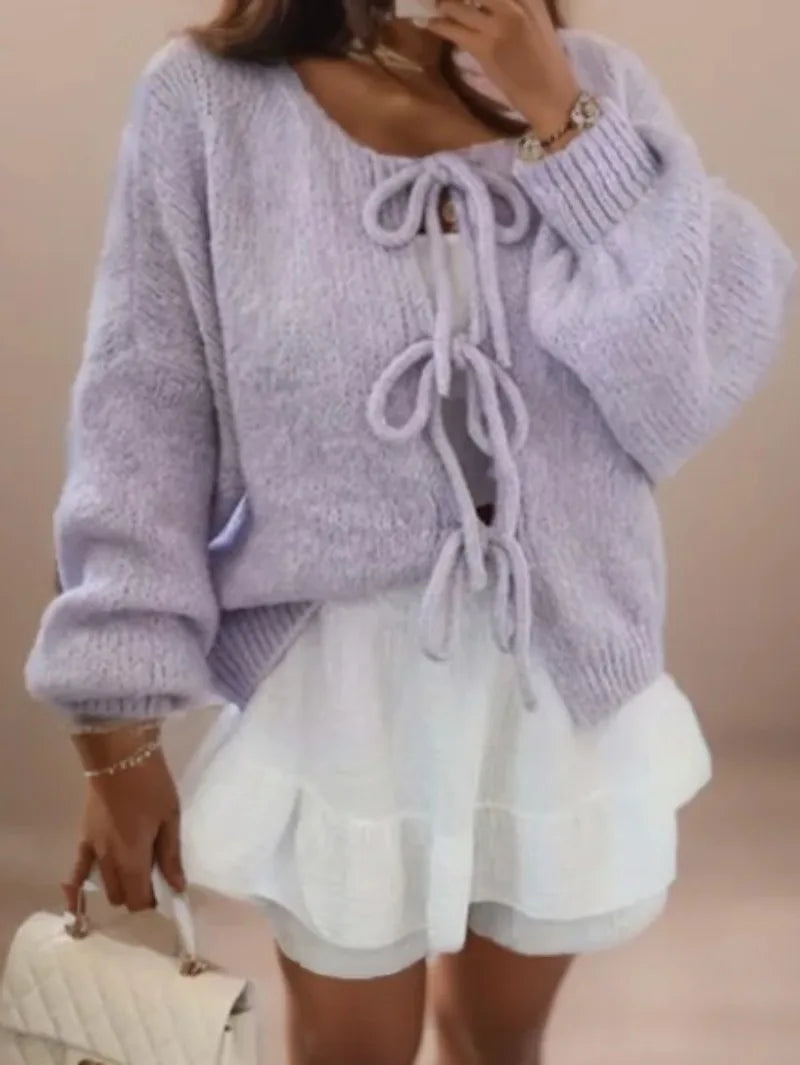 Gemütlicher weicher Strickcardigan für den lässigen Alltagslook