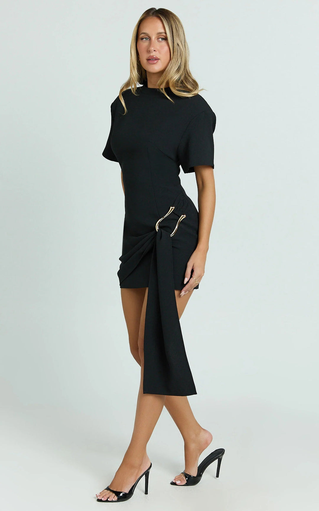 Satin Slip Martini Minikleid