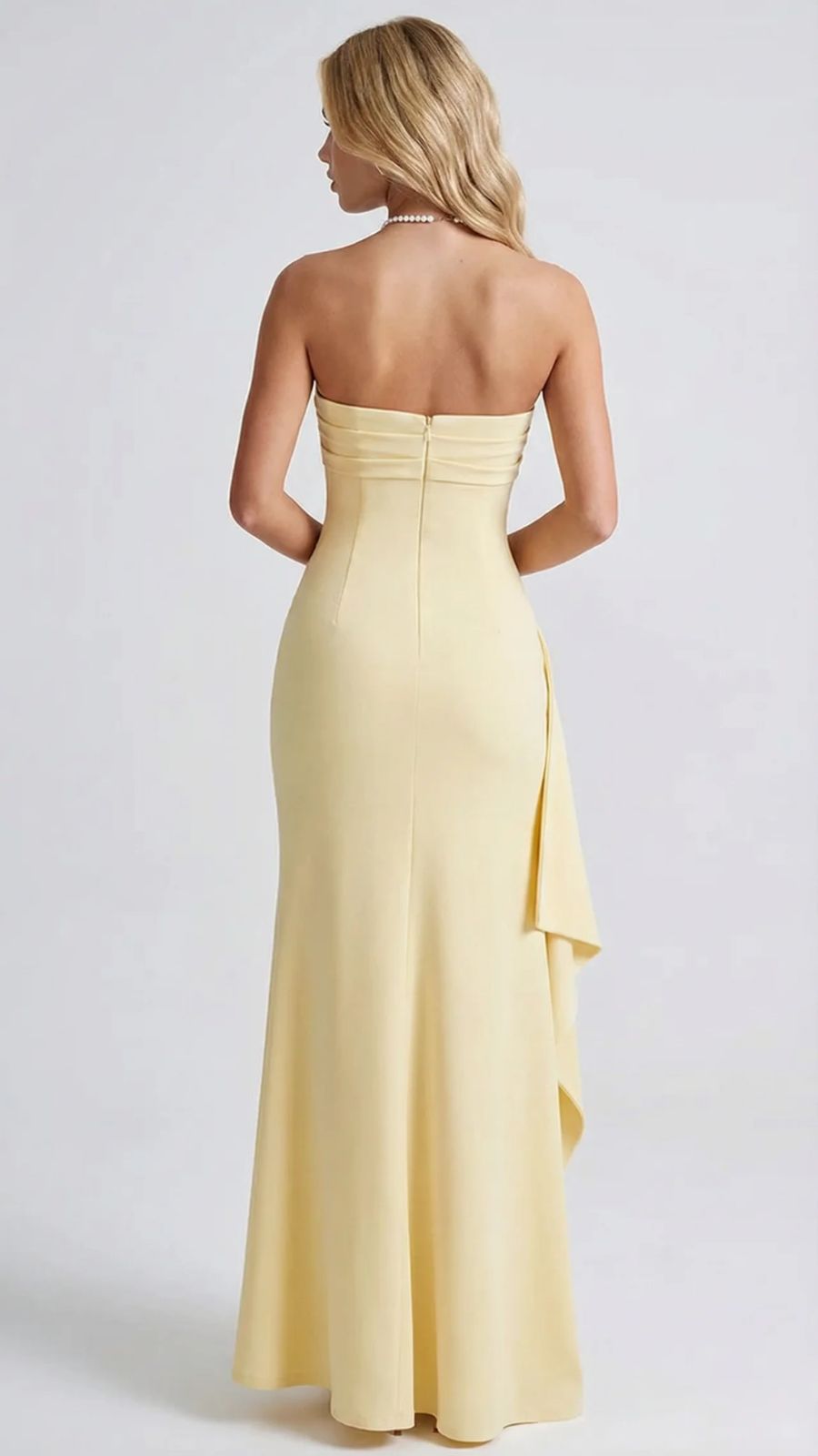 Cora ärmelloses Maxikleid mit seitlichen Schlitzen