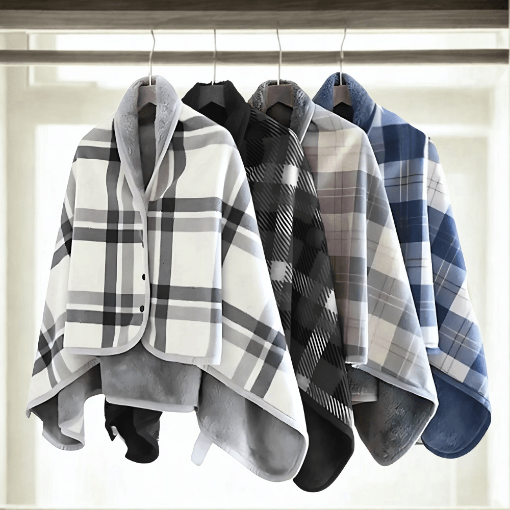 Tragbare Fleece-Reisedecke Schal