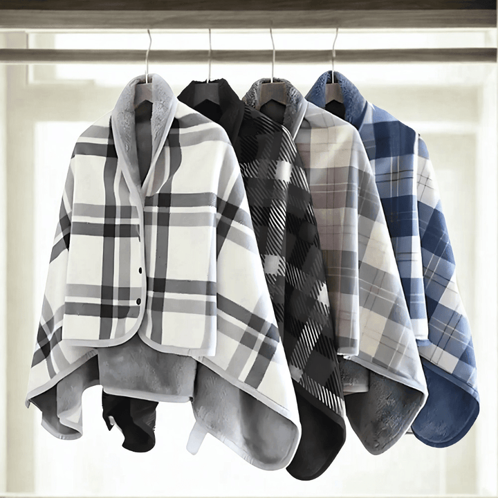 Tragbare Fleece-Reisedecke Schal