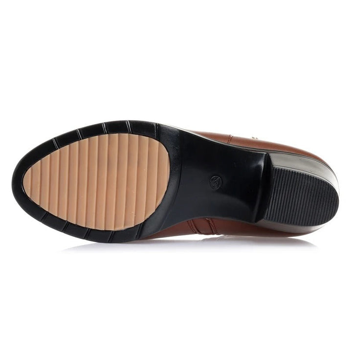 Elegante gefütterte Knöchelstiefel mit seitlichem Reißverschlussverschluss