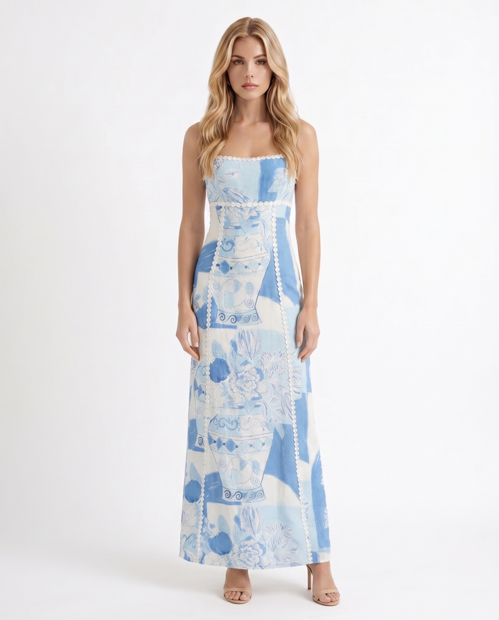 Elegantes Medira Maxikleid mit fließender Silhouette