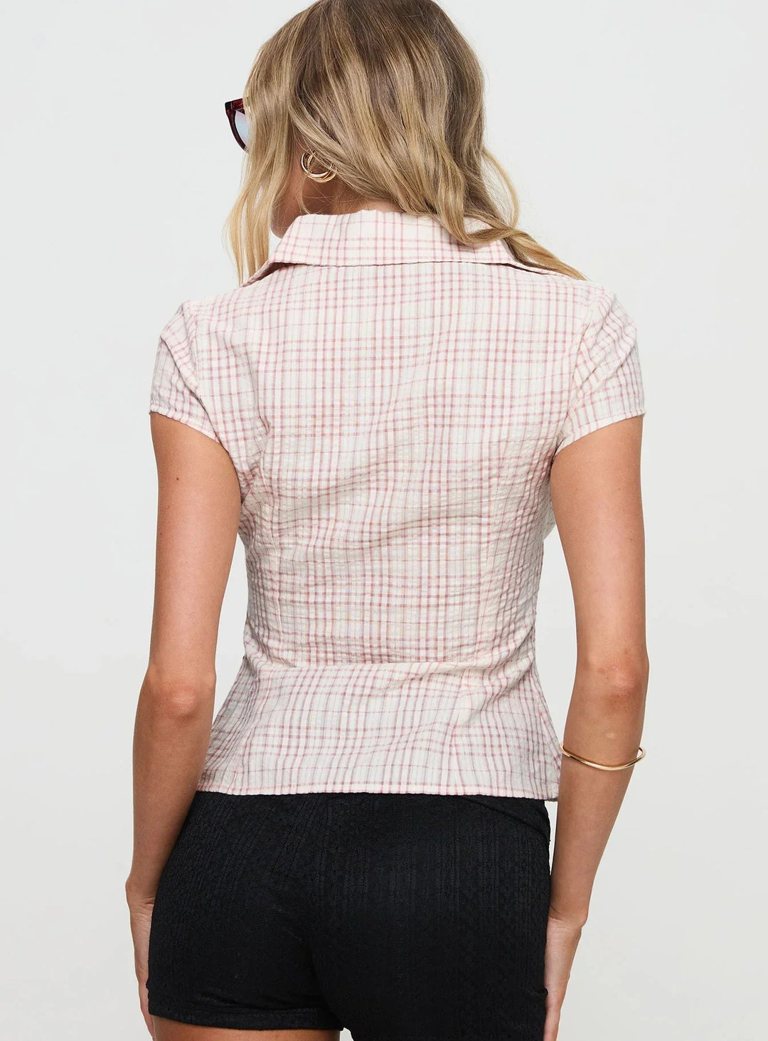 Seidige Bluse in entspannter Passform für legere Eleganz