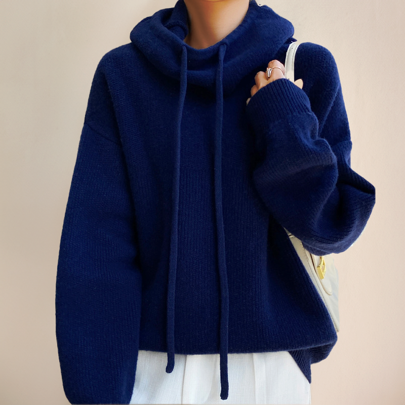Damen Merinowoll-Rollkragenpullover