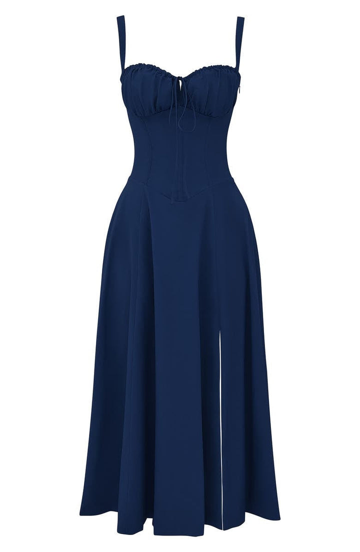 Florales Bustier-Bauchformer Bodycon-Kleid