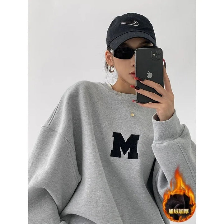 Gemütliches minimalistisches oversized Sweatshirt