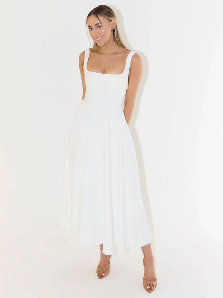 Klassisches Midi-Kleid für Damen
