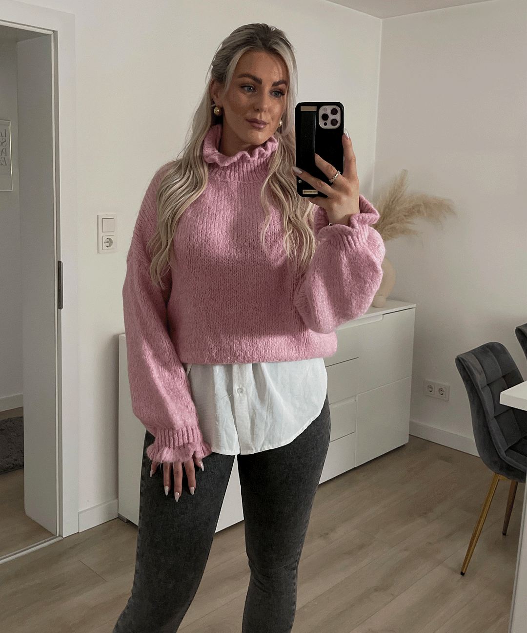 Eleganter weißer Rock