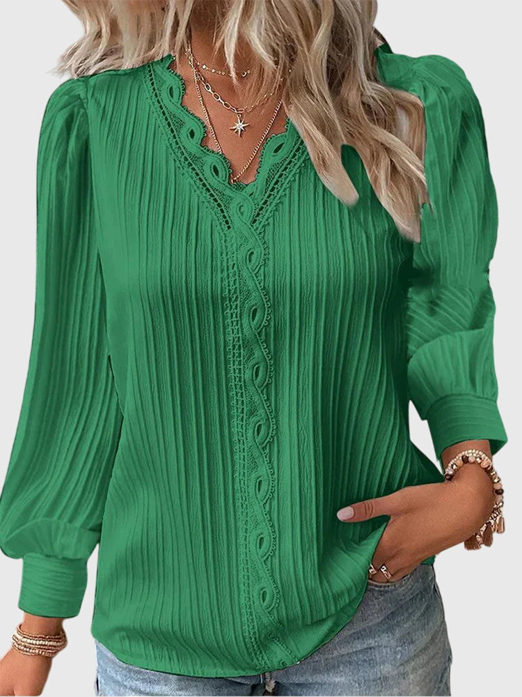 Elegante Damenpullover-Bluse