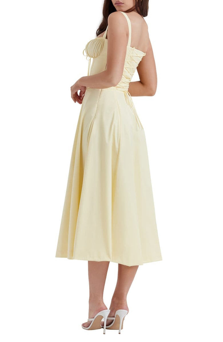 Florales Bustier-Bauchformer Bodycon-Kleid