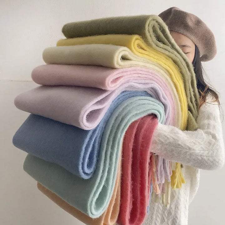 Weicher Winterschal für stilvolle Winteroutfits