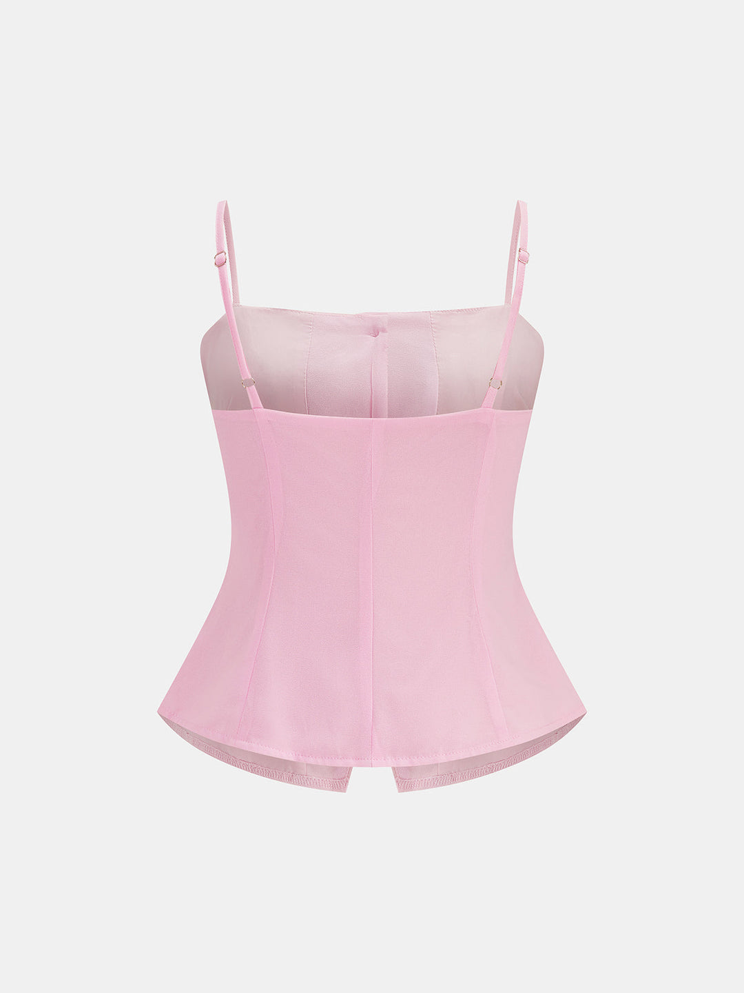 Elegantes Damen Outfit mit ärmellosem Cami-Top und Plissee-Maxirock