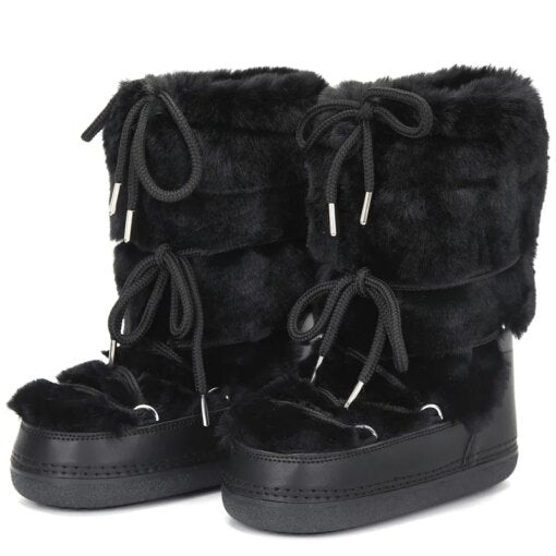 Gemütliche Kawaii Winter-Schneestiefel für Damen