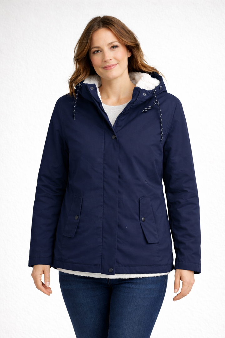 Warme Jacke mit Kapuze für Alltag und Freizeit