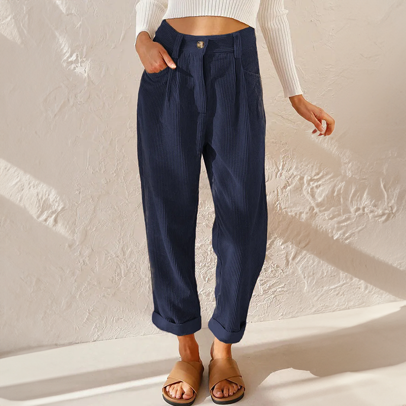 Damenhose mit lockerem Schnitt für bequeme Alltagslooks