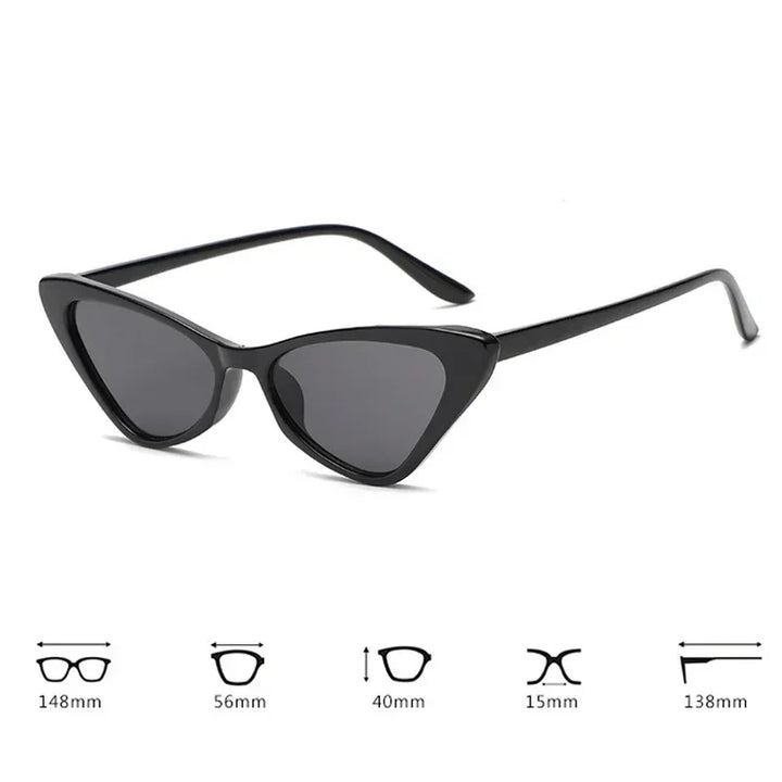 Katzenaugen-Sonnenbrille - Vintage-Design