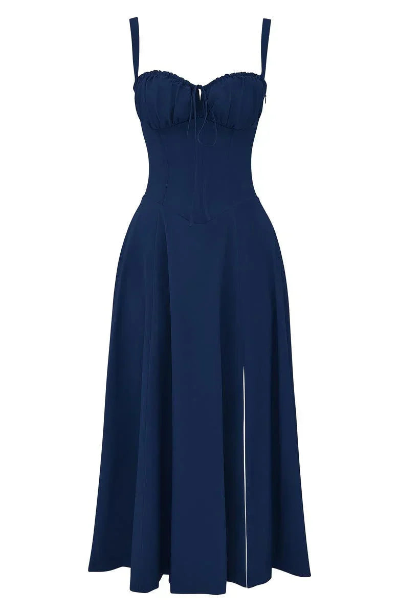 Elegantes Midikleid mit verstellbaren Trägern