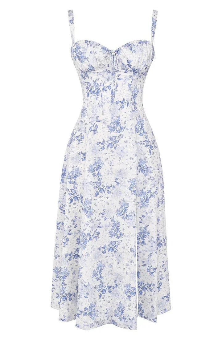 Elegantes Midikleid mit verstellbaren Trägern