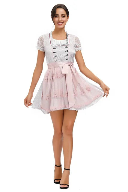 Damen Bayerisches Dirndl Trachtenkleid Für Oktoberfest