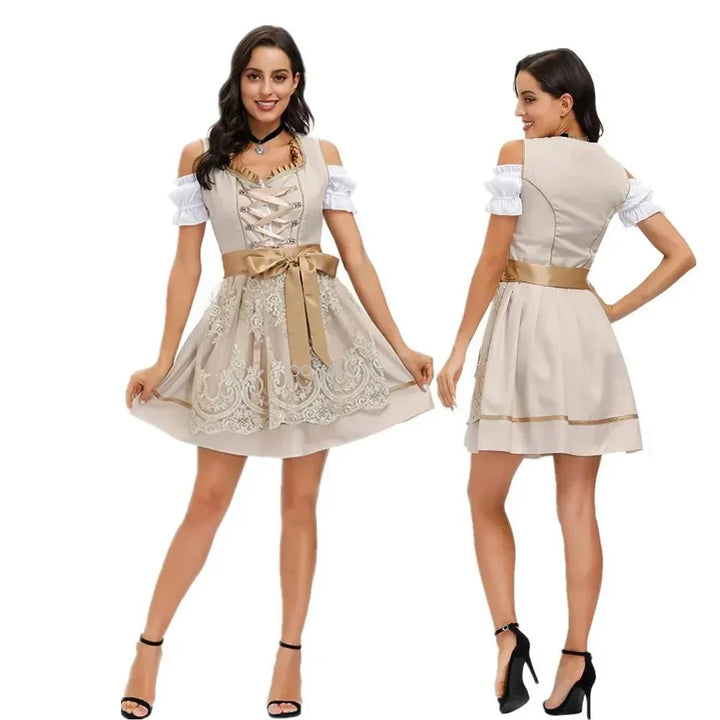 Damen-Dirndl mit traditionellem Schnitt für Volksfeste