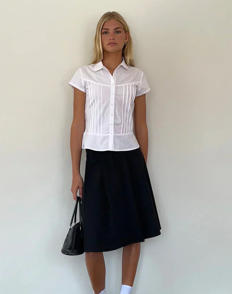 Elegante Damenbluse aus Satin