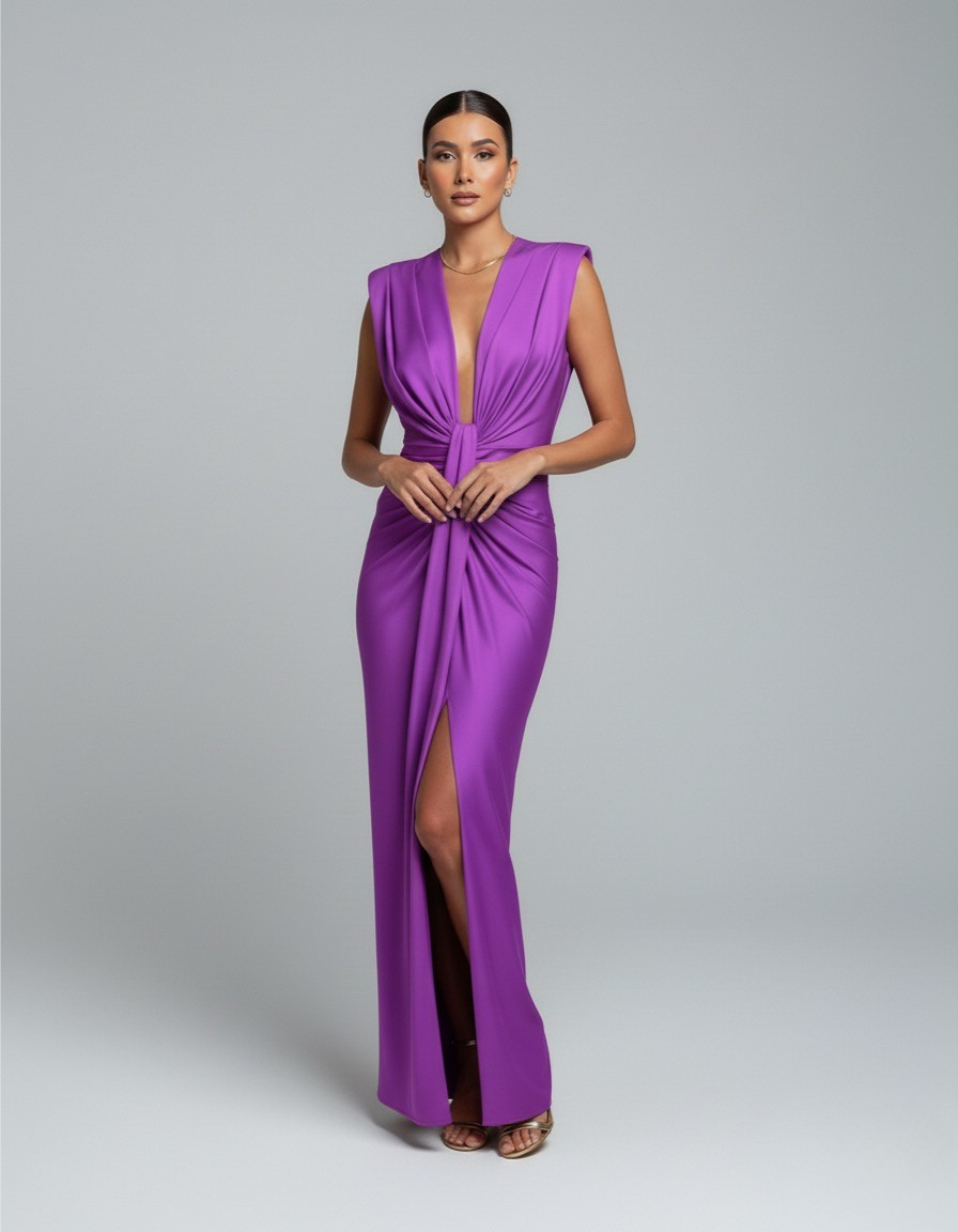 Elegantes Damen-Maxikleid als stilvolle Abendgarderobe