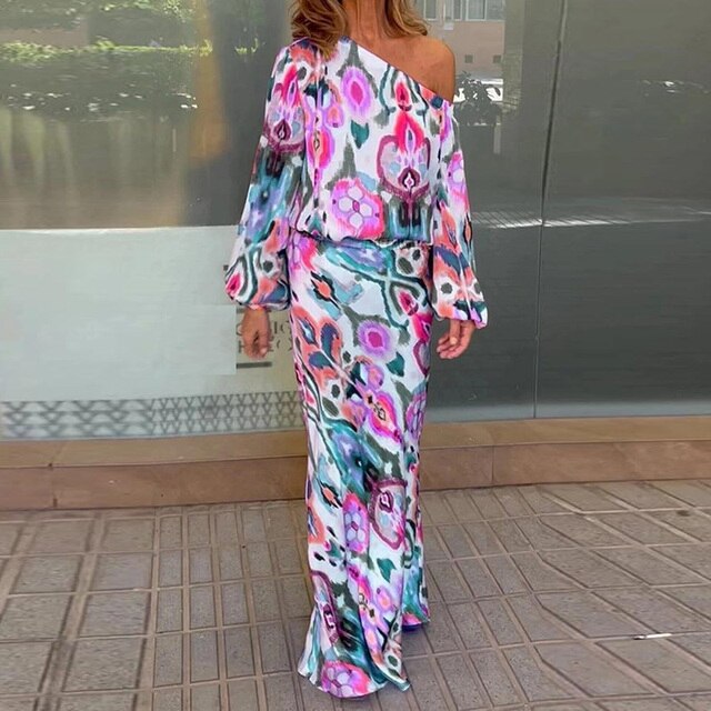 Lena | Buntdruck Kleid