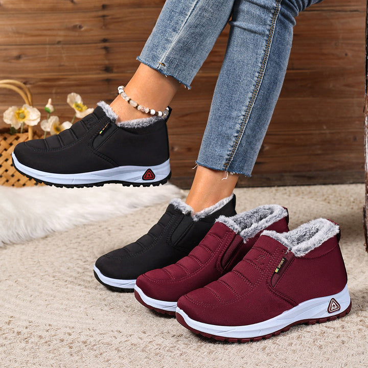 Bequemer Winter-Sneaker für Damen ohne Schnürsenkel