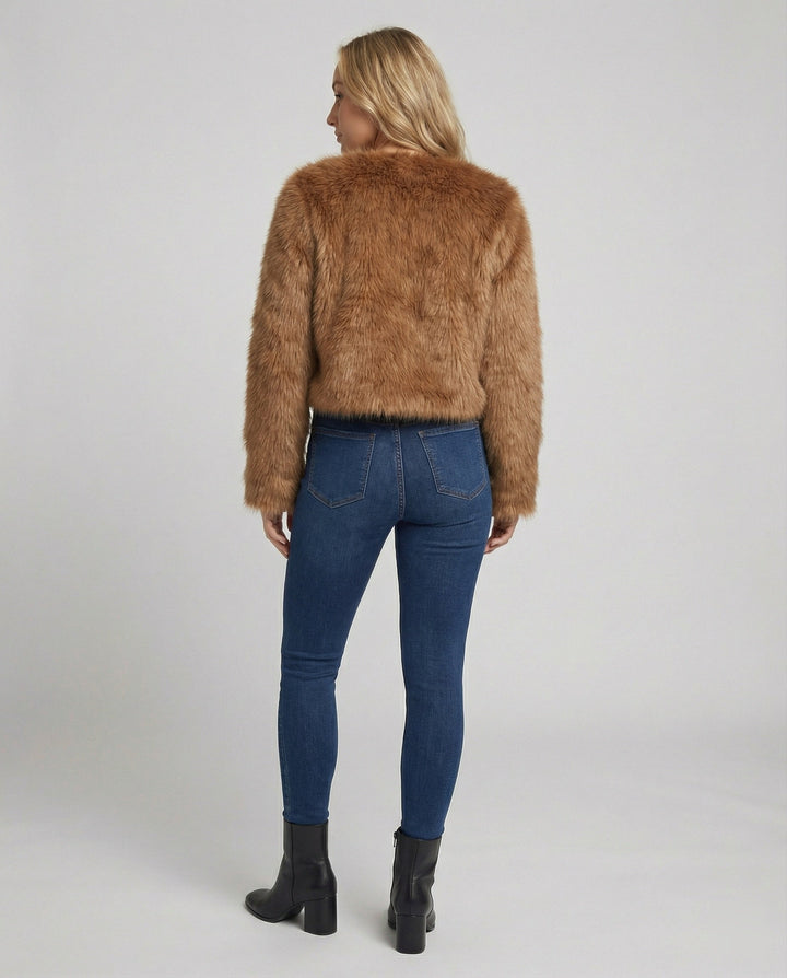 Damenjacke aus weichem Stoff für vielseitige Alltagslooks