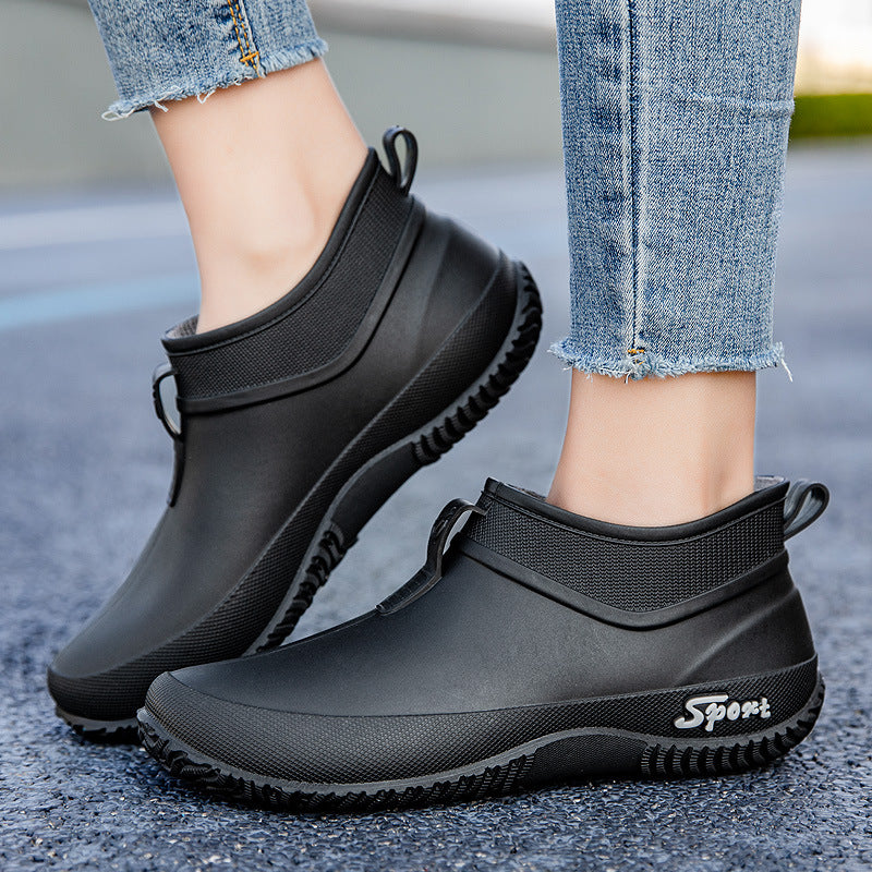 Damen-Gummistiefel mit griffiger Sohle für regnerische Tage