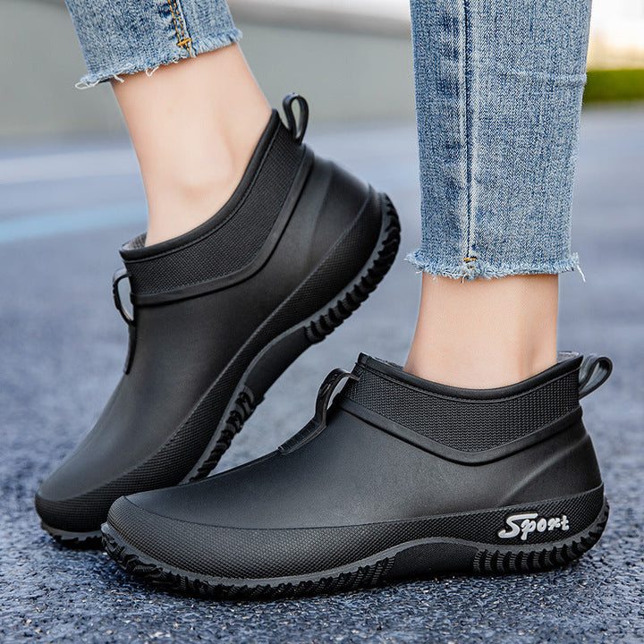 Damen-Gummistiefel mit griffiger Sohle für regnerische Tage