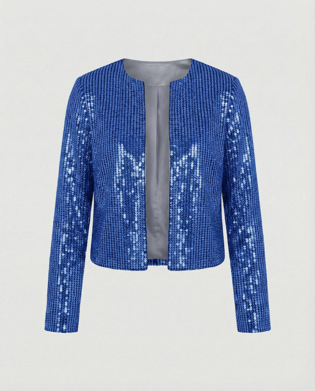 Damen Strickjacke Mit Glitzereffekt