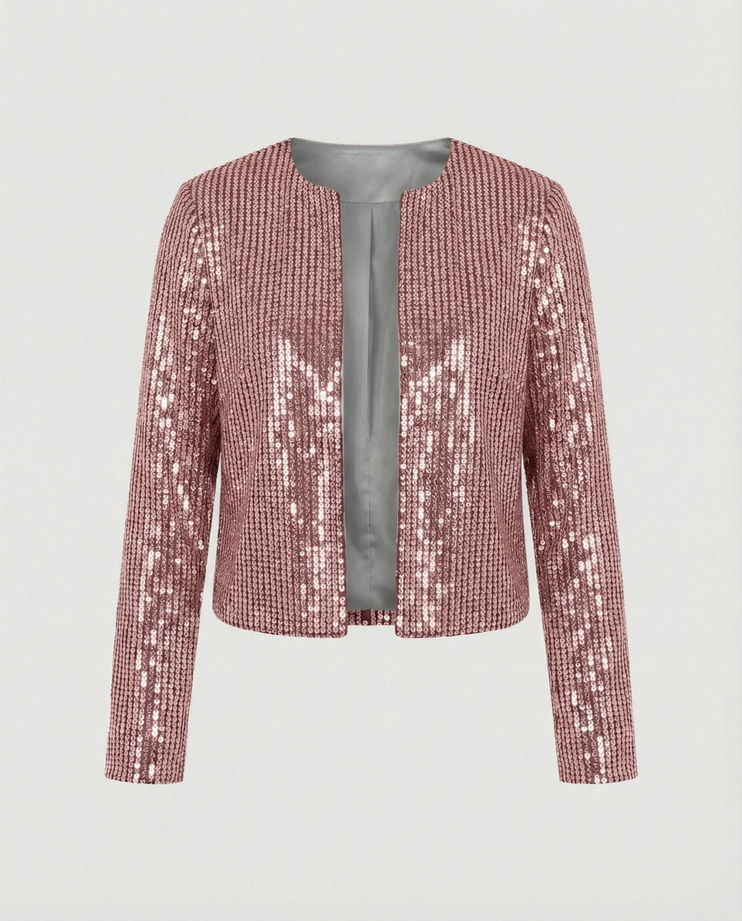 Damen Strickjacke Mit Glitzereffekt