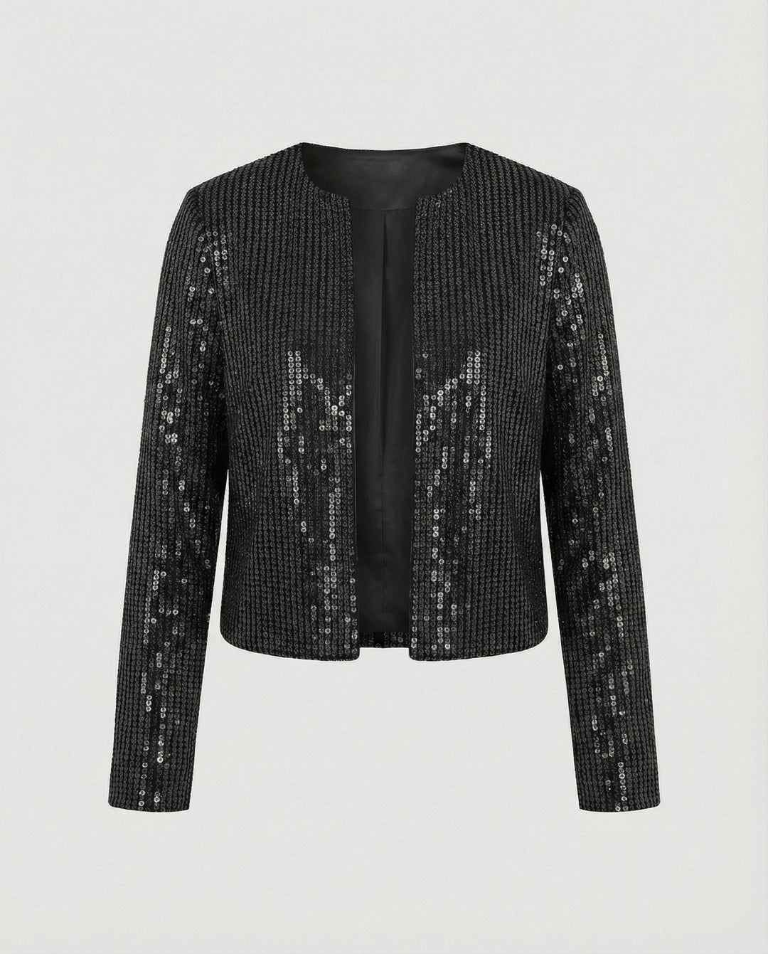Damen Strickjacke Mit Glitzereffekt