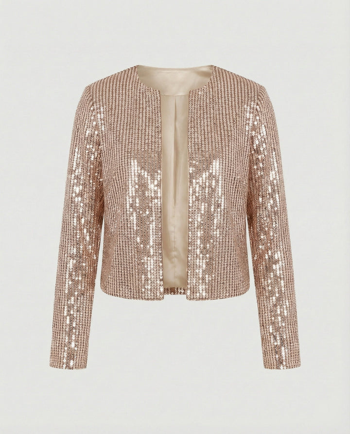 Damen-Strickjacke offen getragen für einen vielseitigen Look