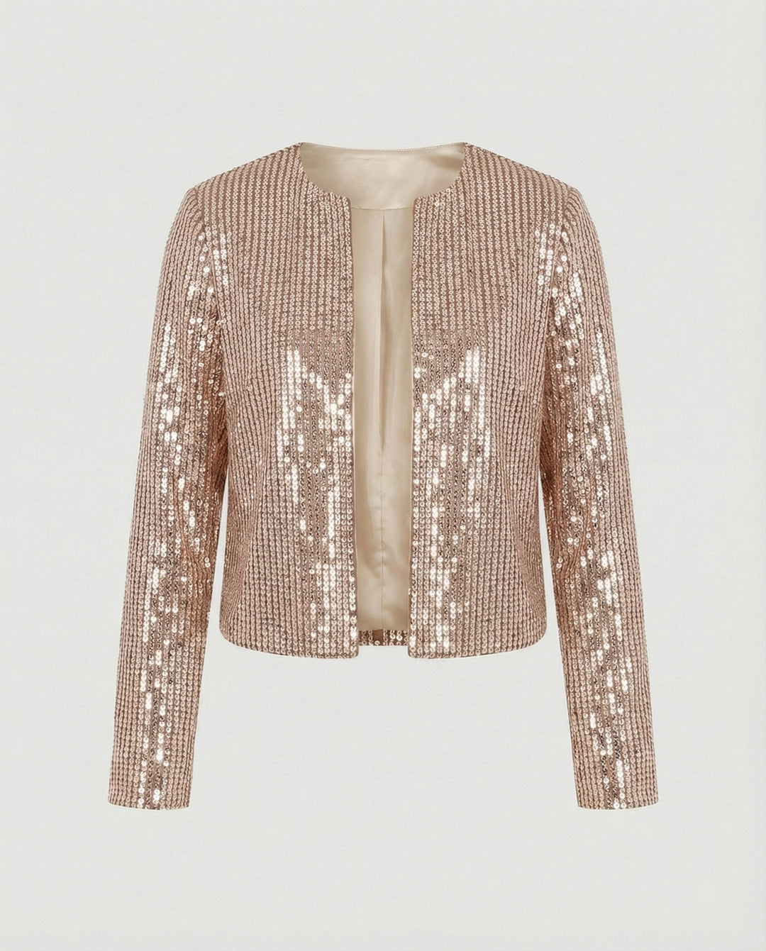 Damen Strickjacke Mit Glitzereffekt