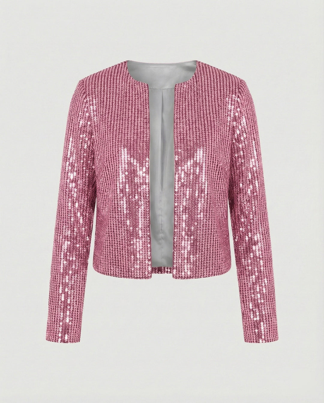Damen Strickjacke Mit Glitzereffekt