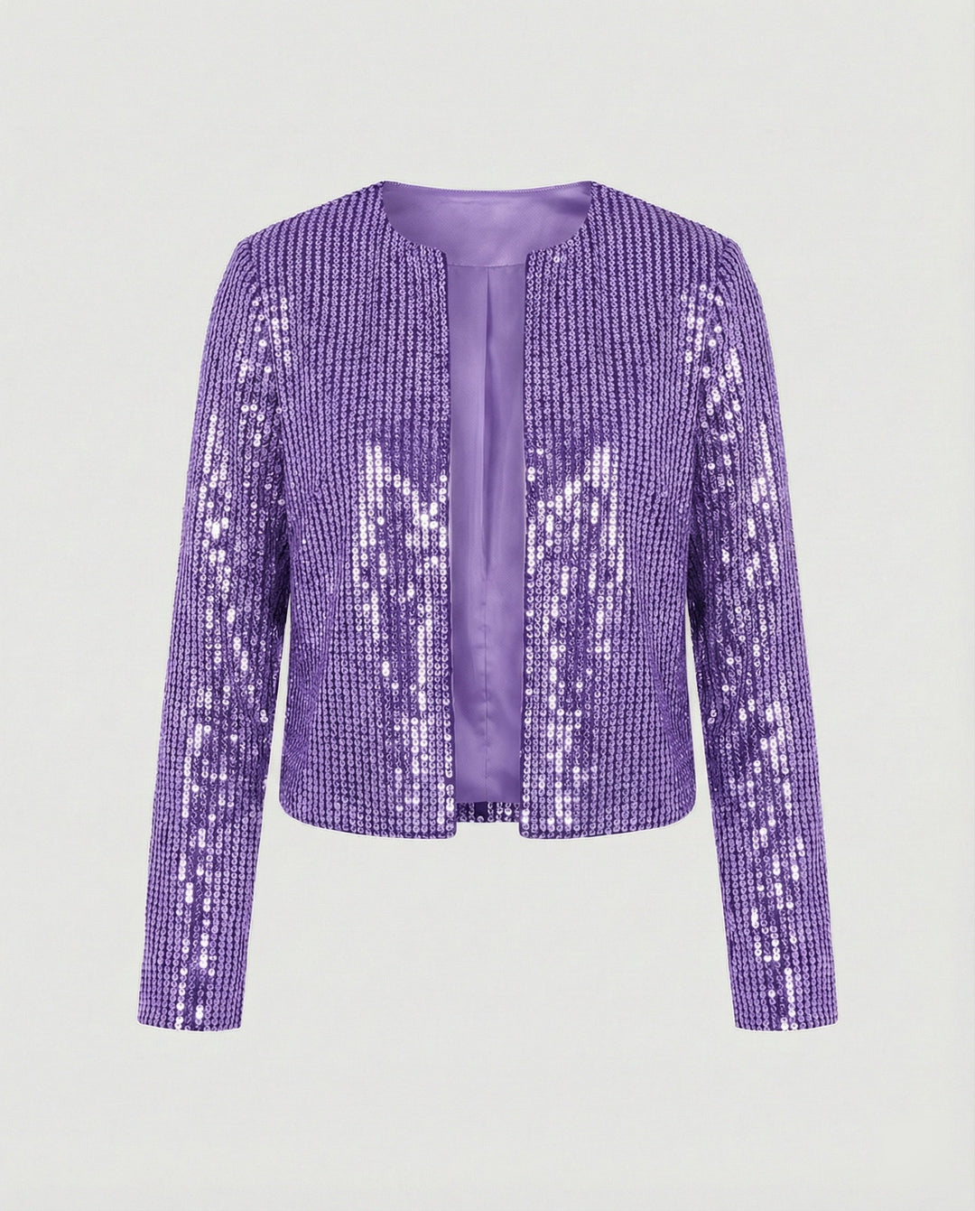 Damen Strickjacke Mit Glitzereffekt