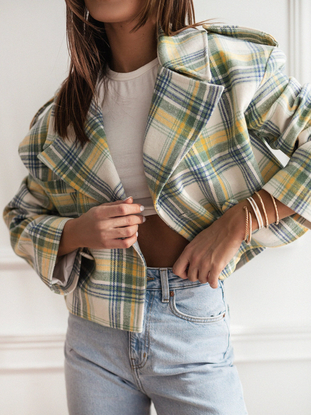 Damen Kurzjacke Mit Lässigem Schnitt Und Taschen
