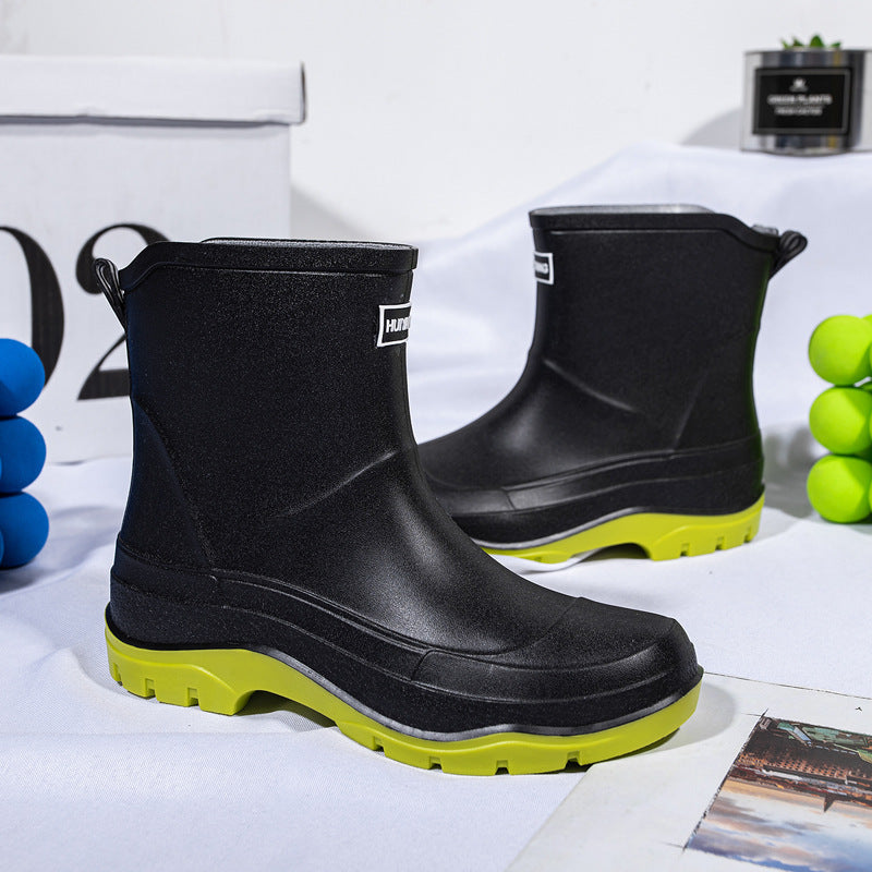 Wasserdichte Stiefel für trockene Füße bei Regen