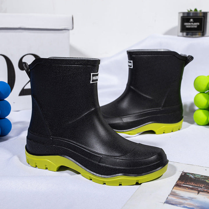 Wasserdichte Stiefel für trockene Füße bei Regen