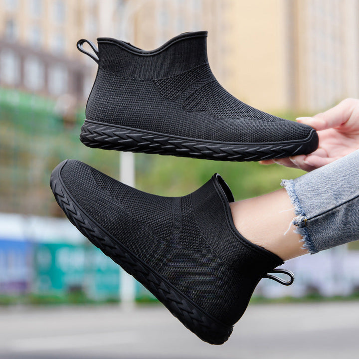 Profilsohle der Damen-Gummistiefel für sicheren Halt